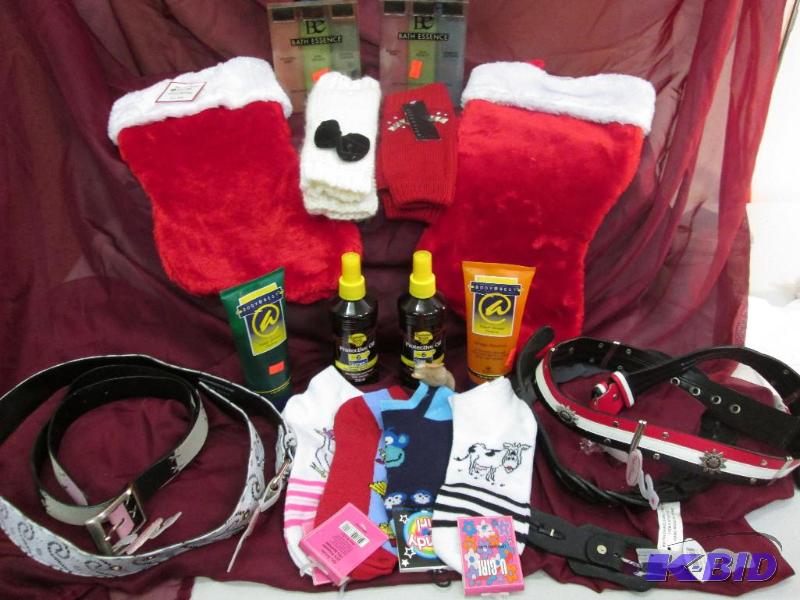 2 teen girl gift ideas, 4 pair socks, 4 belts...