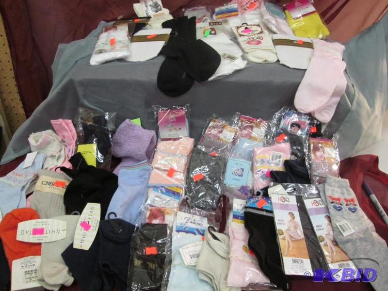 large assortment of varity of sockes for girl...