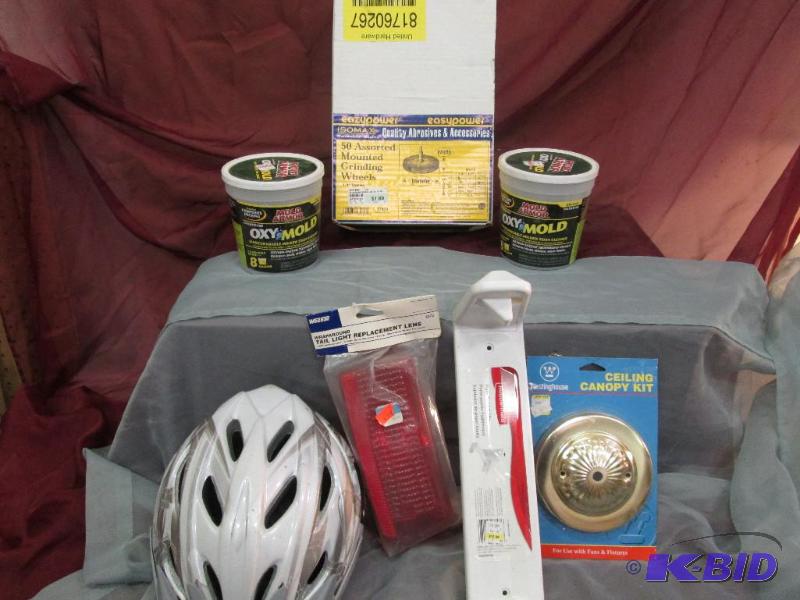 23 grinding wheels in the box, ceiling canopy...