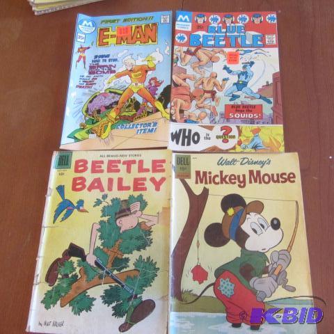 Modern and Dell Comics