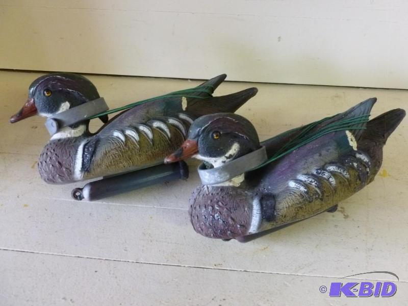 lot 127 image: Lot of two Carry Lite&nbspdrake wood duck fl...