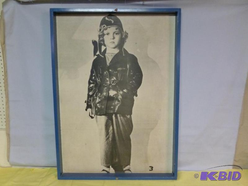 lot 13 image: Large Collectible Shirley Temple wood framed ...