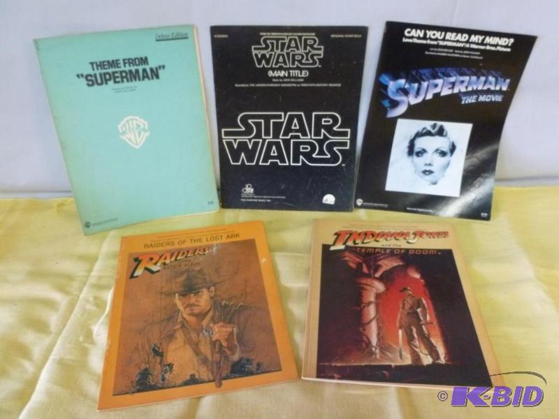 lot 133 image: Lot of five pieces of collectible sheet music...