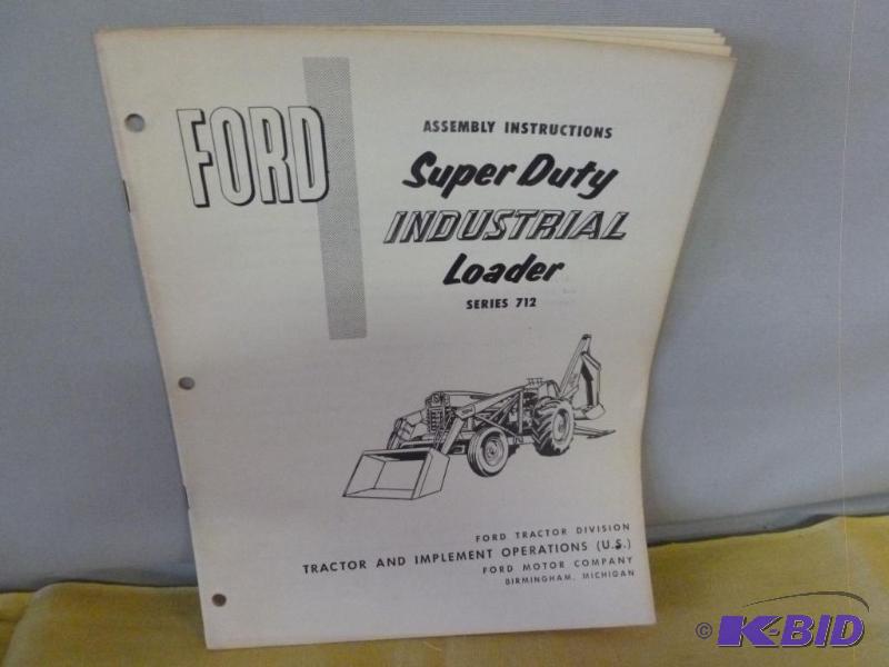 lot 144 image: Vintage 1962 Ford Super Duty Industrial Loade...