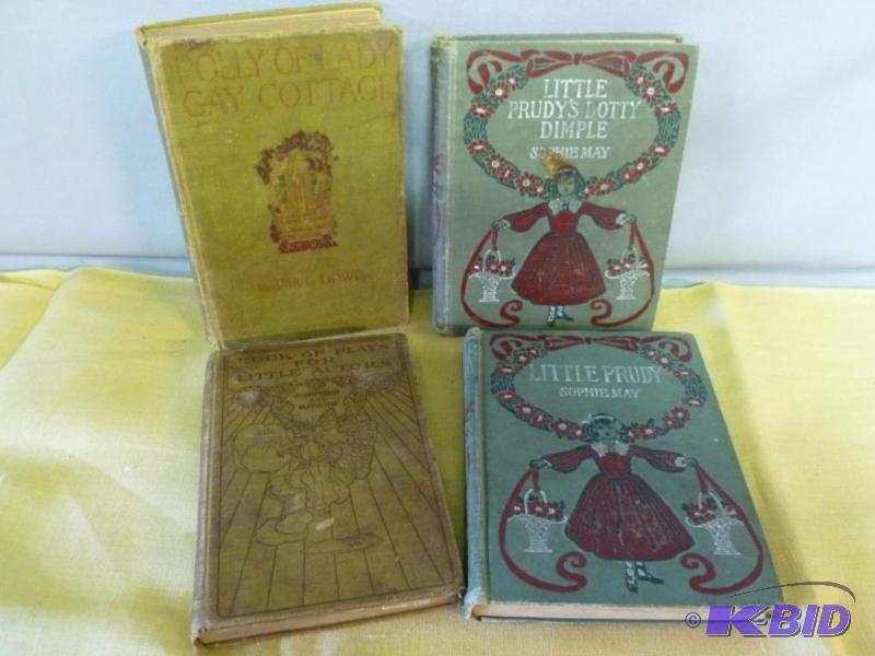 lot 152 image: Lot of four antique books....