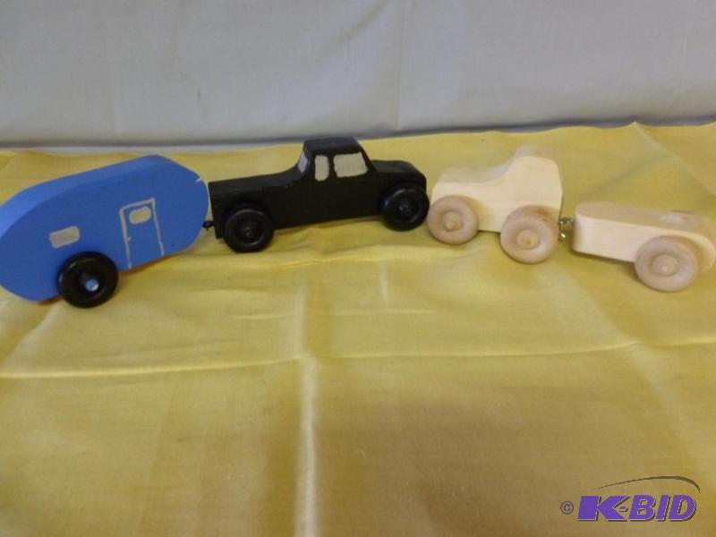 lot 168 image: Lot of two M&ampC Crafts custom made wooden ...