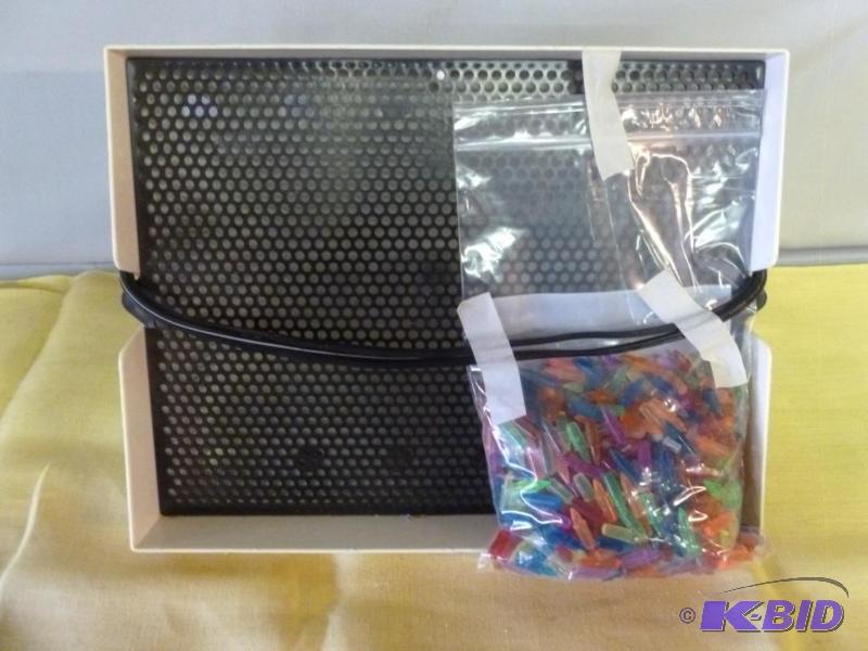 lot 175 image: Vintage Milton Bradley Lite Brite and a bag o...