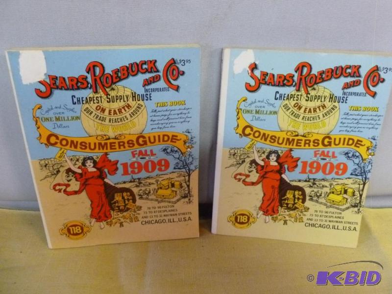 lot 190 image: Lot of two collectible Sears, Roebuck and Co....