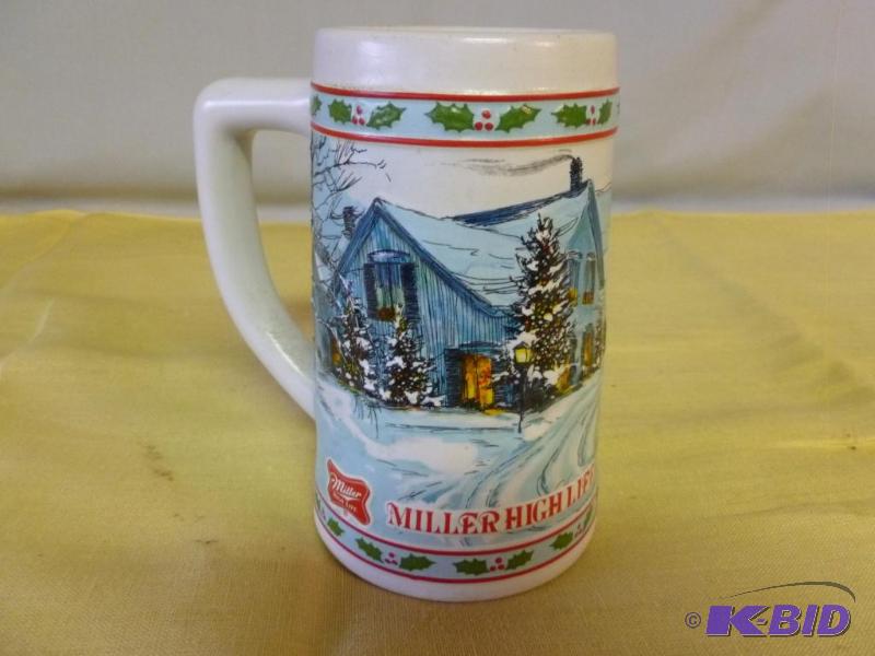 lot 199 image: Collectible Miller High Life beer stein that ...