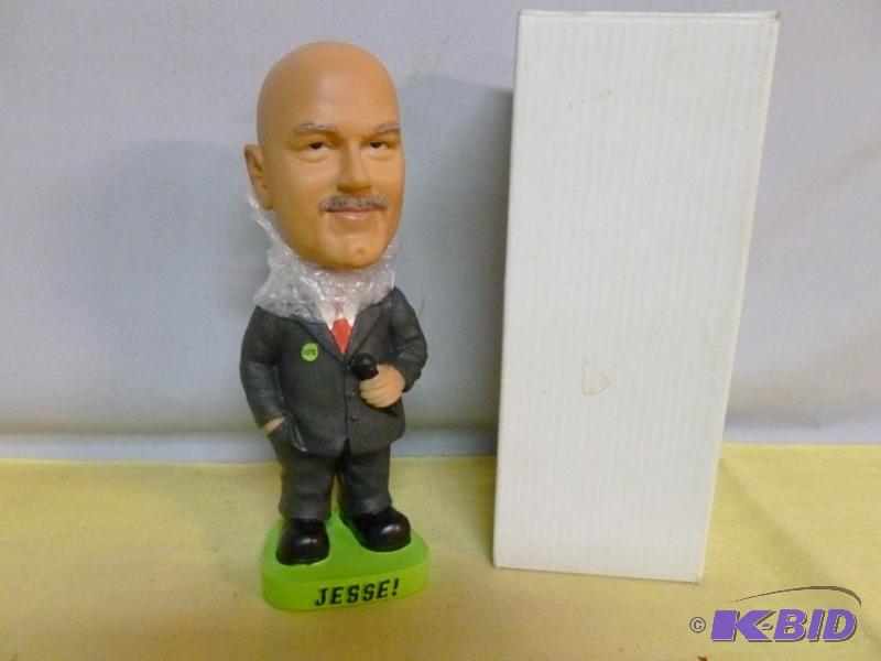 lot 231 image: Collectible 2002 Jesse Ventura Green bobble h...