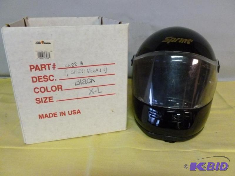 lot 30 image: Sprint Mega - black snowmobile helmet size XL...
