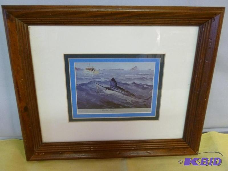 lot 54 image: Beautiful Les Kouba " Marlin Strike &quo...