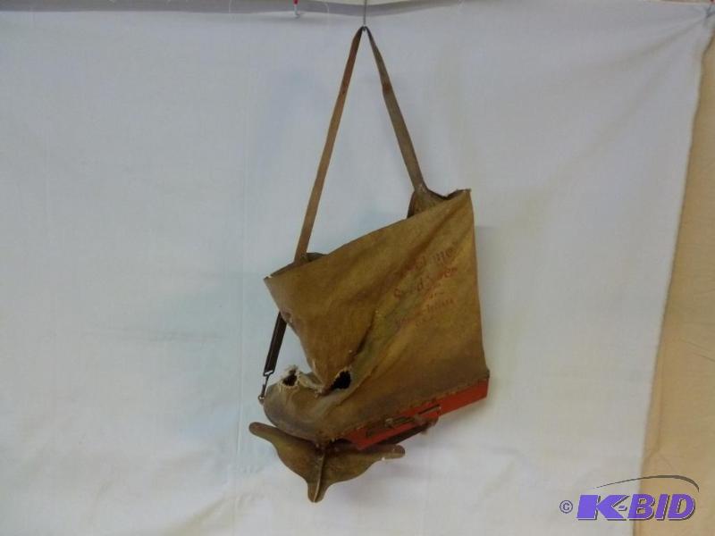 lot 92 image: Antique Cyclone Seed Sower patented 1925, has...