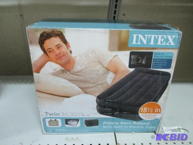 Intex twin air bed...