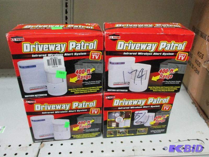 4 driveway patrol boxes...