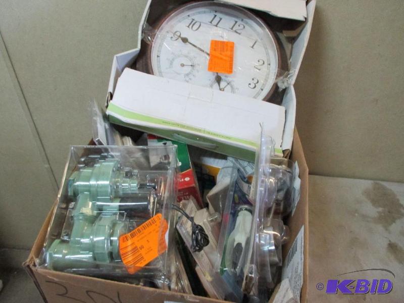 Box of home depot small returns...