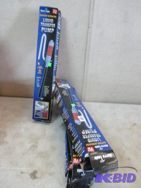 4 battery operated transfer pumps...