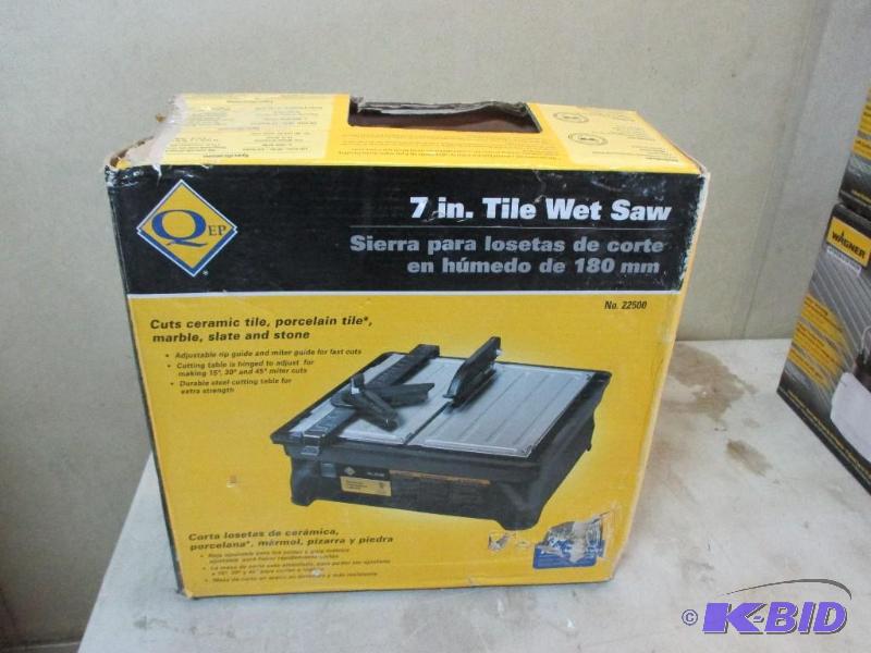 tile saw...