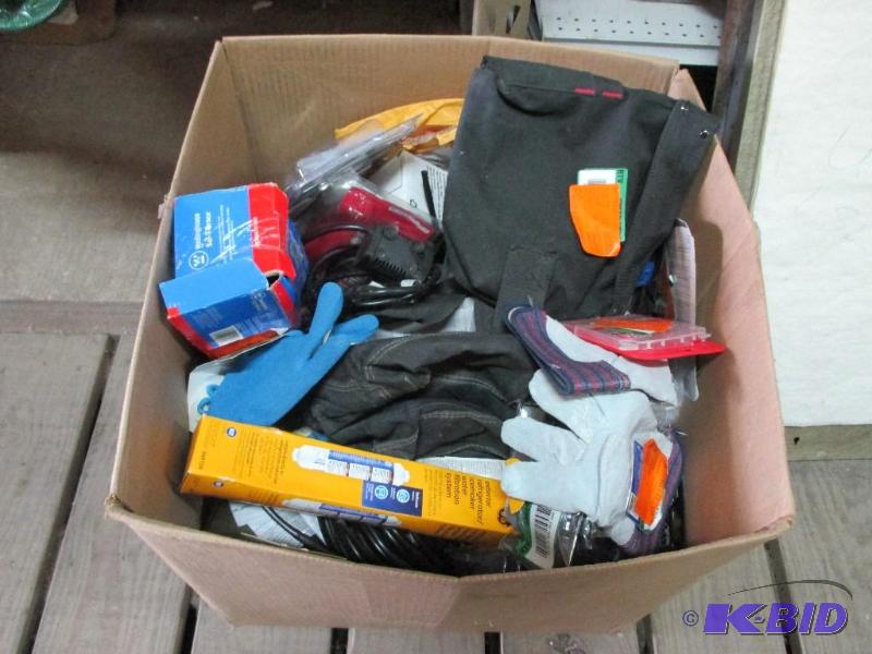 Box of home depot small returns...