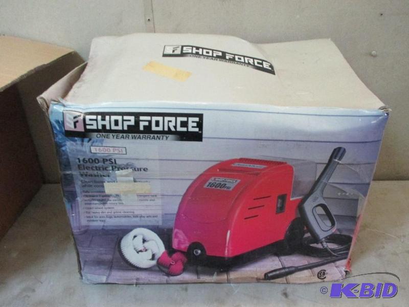 shopforce pressure washer...
