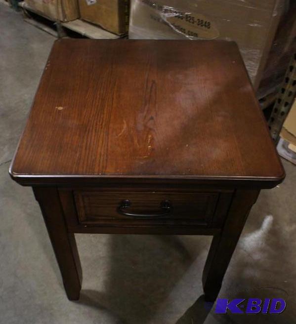 Ashley Furniture End Table - MSRP $99 - Dimen...