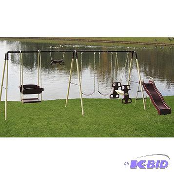 New Flexible Flyer Brantford 2 Swing Set - MS...