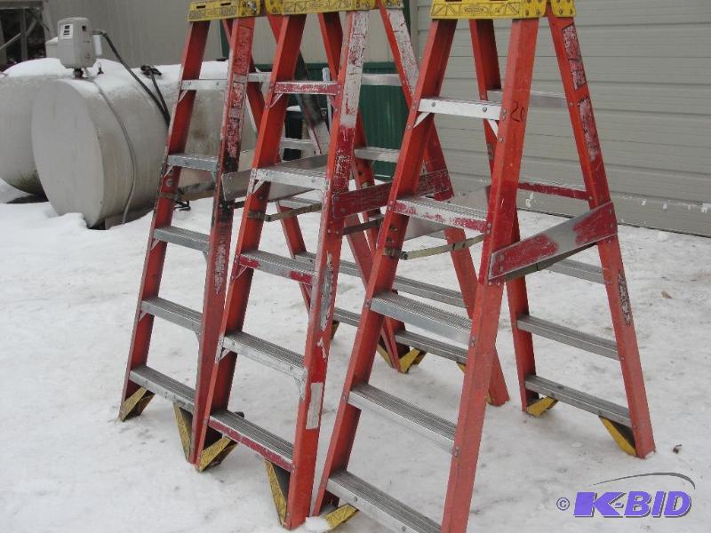 Industrial Fiberglass Ladders 3 - 6ft....