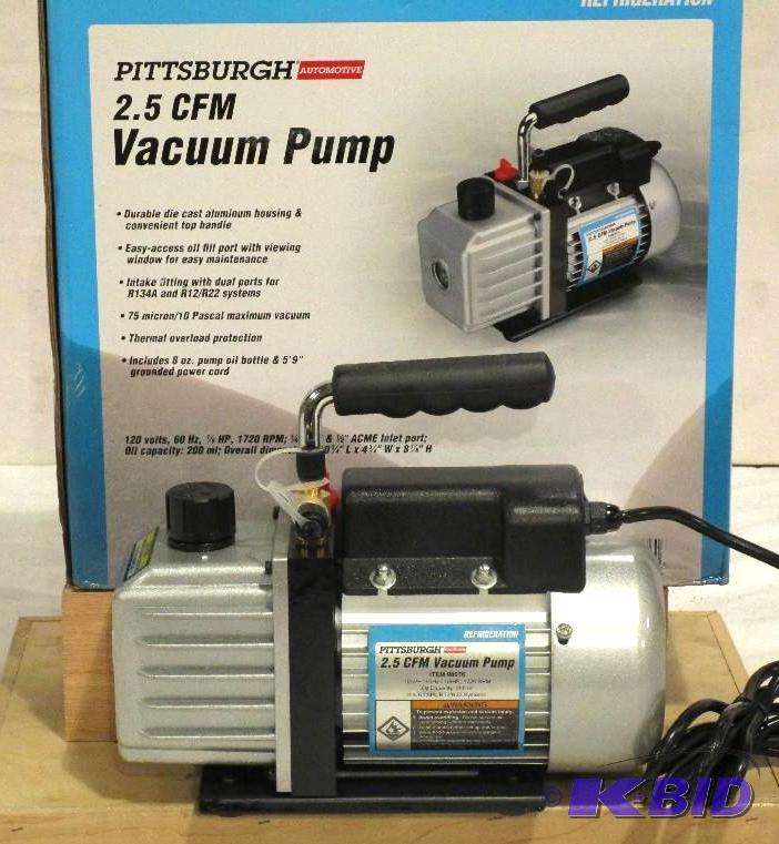 2.5 CFM Vacuum Pump