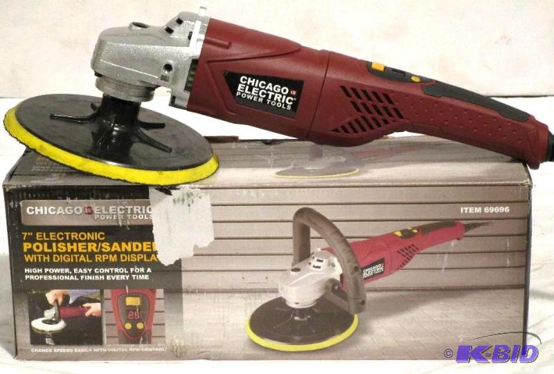 7 in. 10 Amp Heavy Duty Digital Variable Speed Polisher