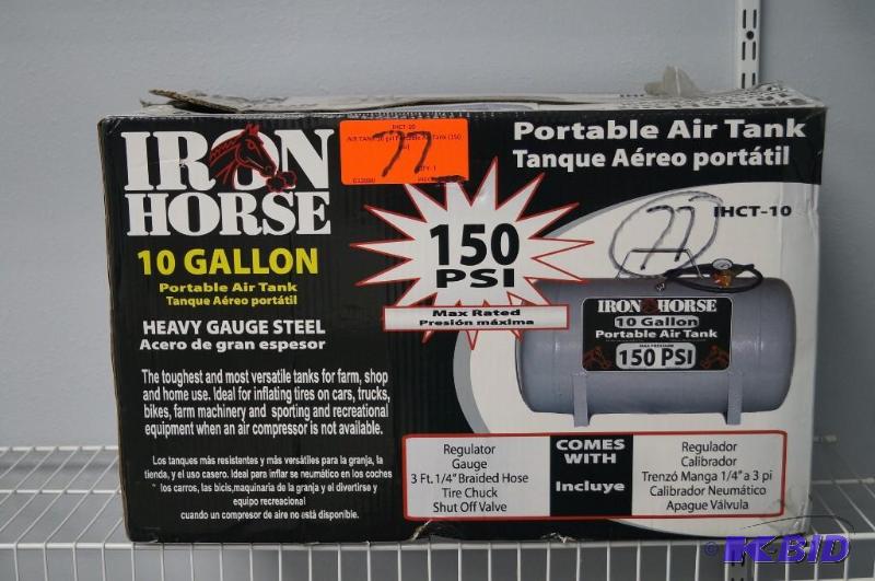 Iron Horse 10 Gallon portable air tank