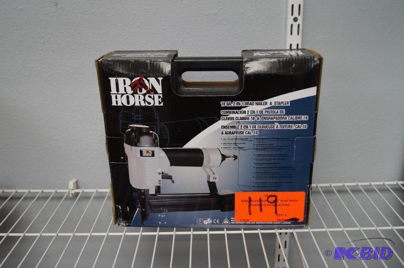 Iron Horse 18 Gauge Air Nailer and Stapler