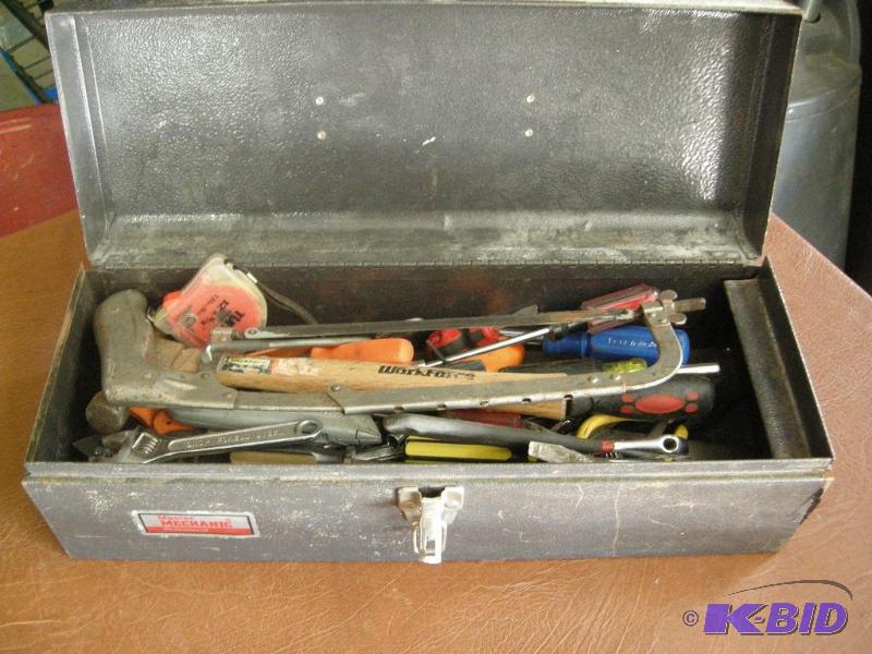 Tool box with tools