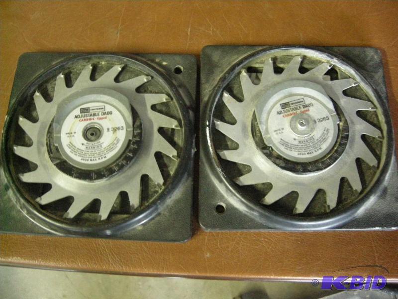 2 Craftsman Dado blades
