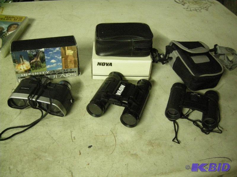 3 pair binoculars
