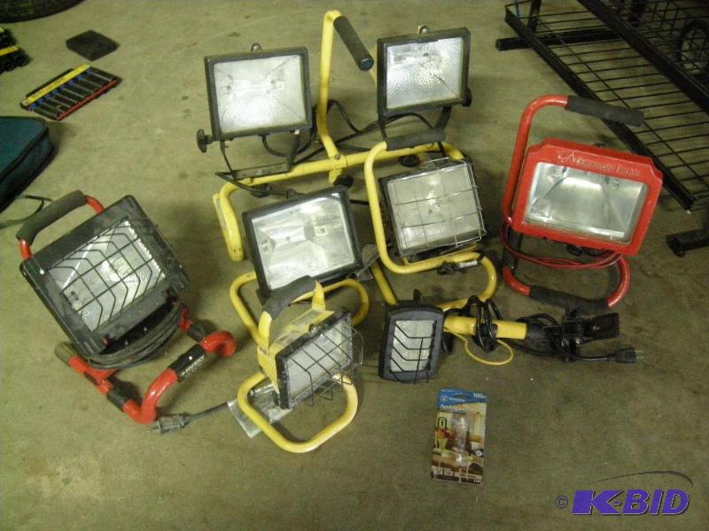 Halogen shop lights