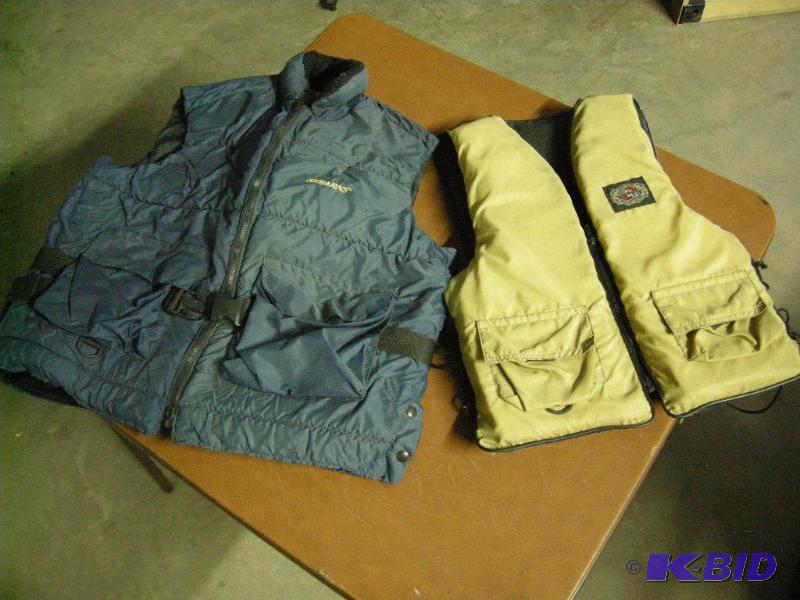 2 life jackets