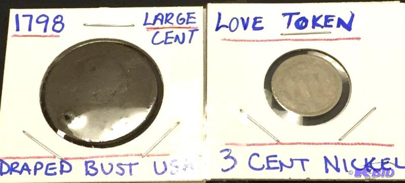 Draped Bust and Love TokenDraped Bust USA
