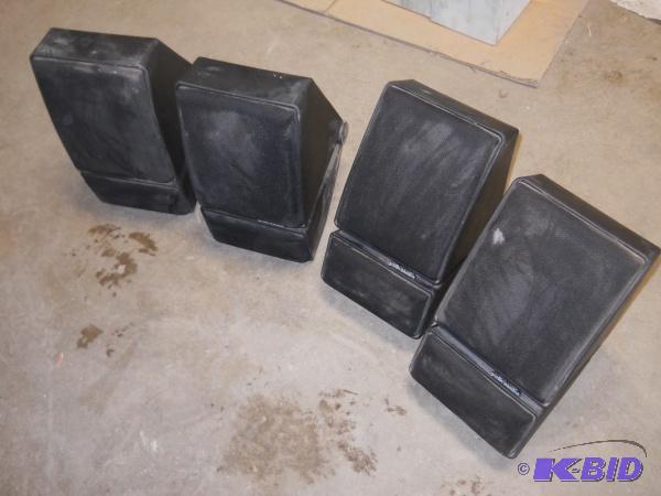Set of (4) Polk Audio M-Series speakers.  Ple...