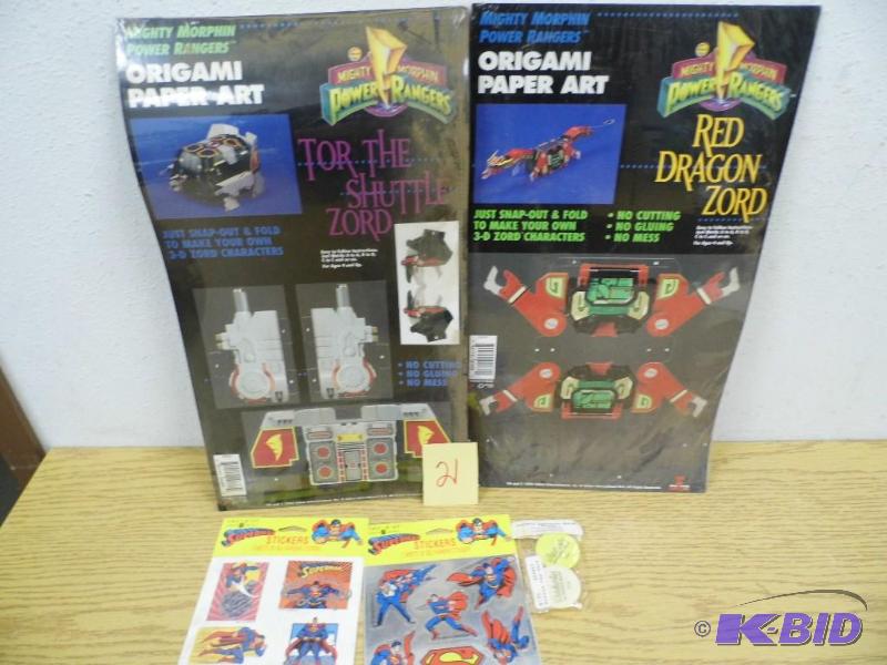 New Power Rangers Paper Origami