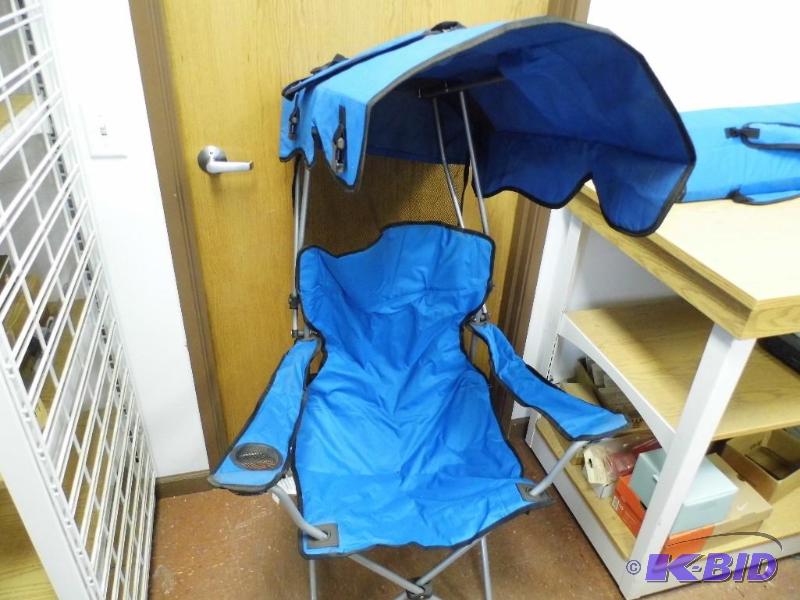 2 Collapsible Chairs with Canopy