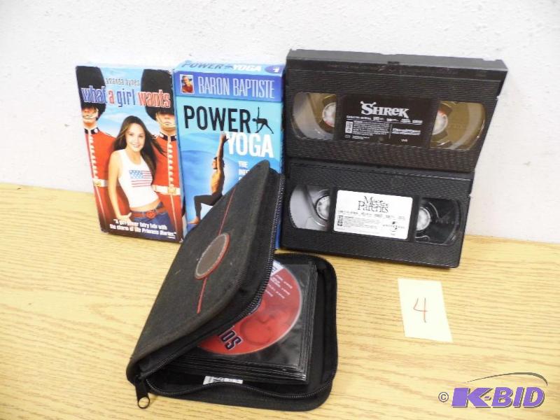 VHS & Sopranos DVDs