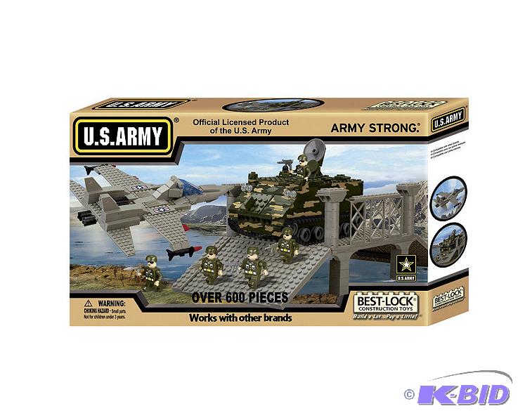 US Army Bridge Attack Building Set