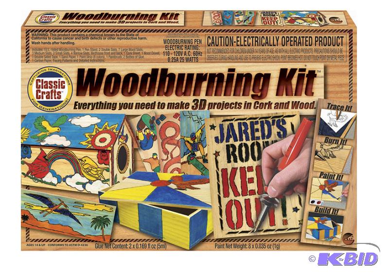 Classic Crafts 3D Woodburning Kit
