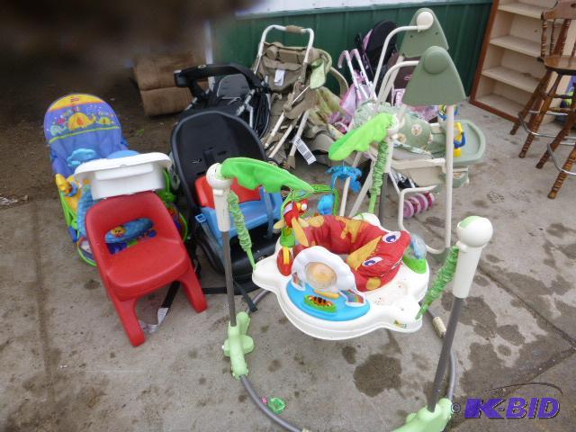 lot 155 image: Strollers, Car Seats and More...