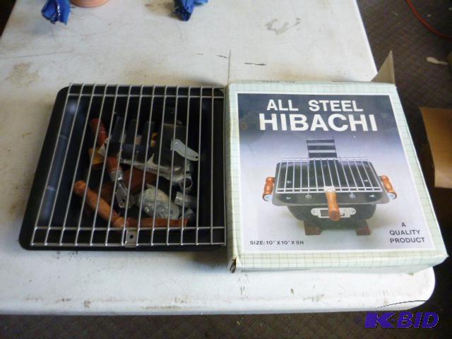 lot 164 image: All Steel Hibachi Grill 8" X 10" X ...