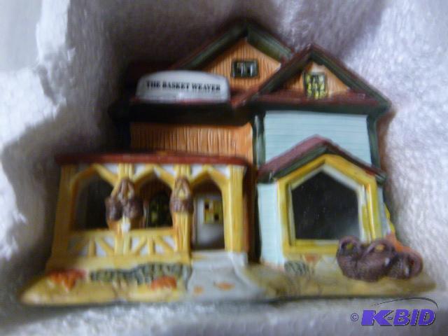 lot 183 image: Porcelain Lighted House...