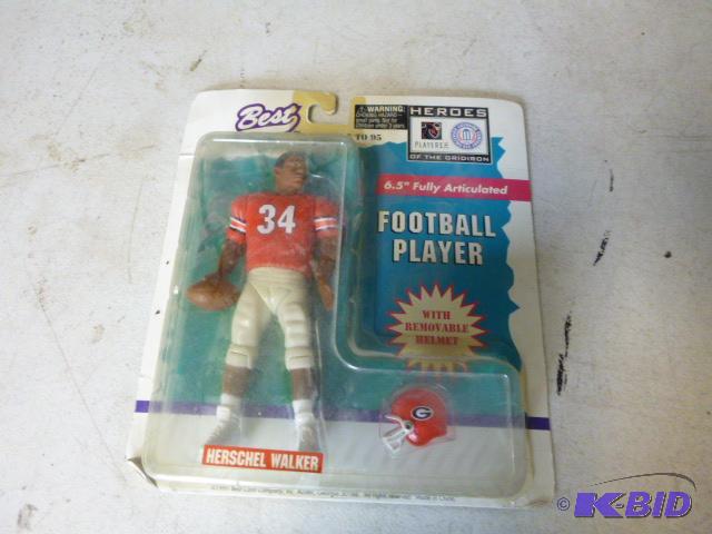 lot 197 image: Best 6.5" Fully Articulated Football Pla...
