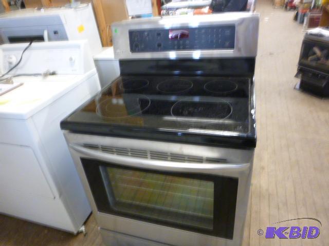 lot 2 image: New LG Electric Stainless Steel Scratch and D...