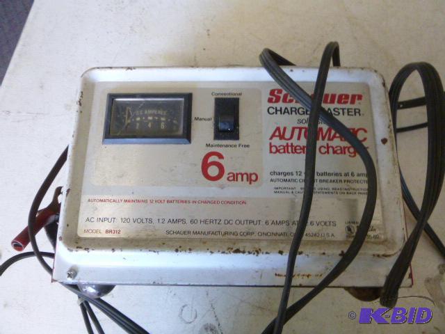 lot 34 image: Schauer 6 Amp Battery Charger...