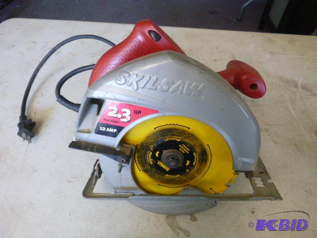 lot 35 image: Skilsaw 2.3 HP, 12 amp, tested and works....